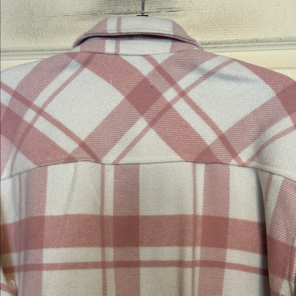 Love Tree pink and white plaid Shacket Size Medium - Picture 6 of 7